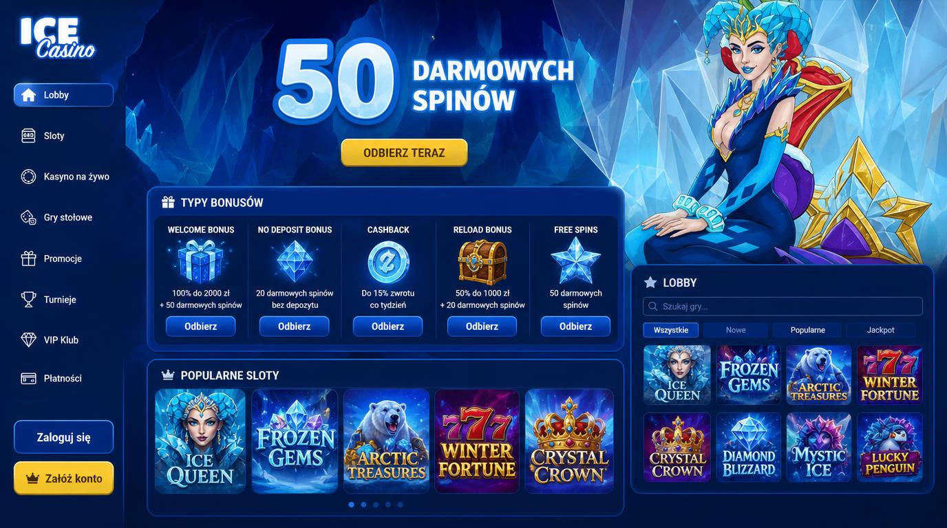 przegląd bonusów dostępnych w Ice Casino – typy i przykłady