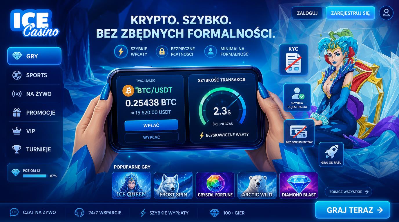 Wpłaty kryptowalutowe   szybciej i mniej formalności.